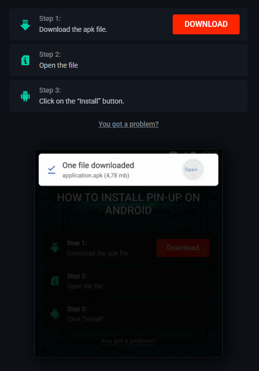 Pinup APK para Android no Brasil